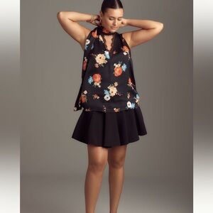 Anthropologie silky halter blouse